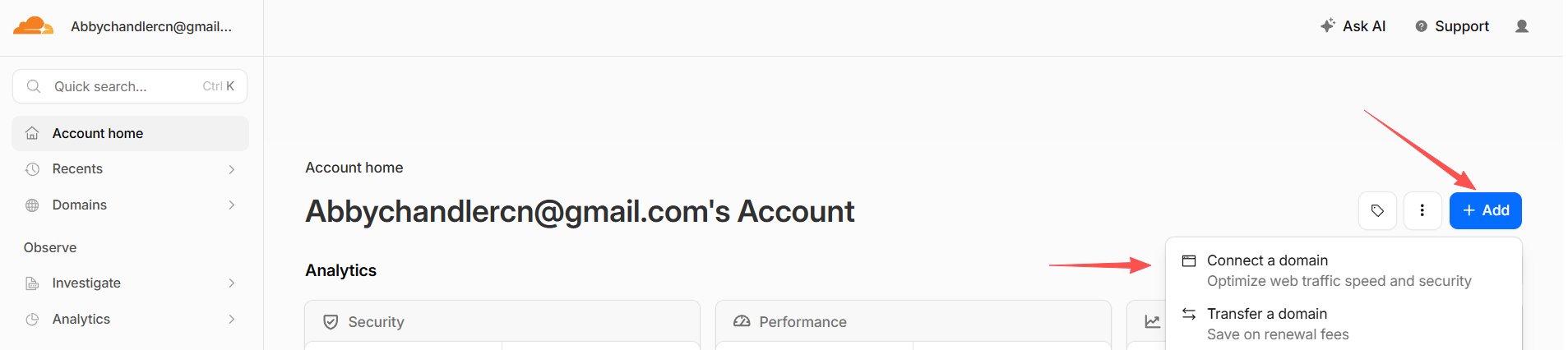 把域名托管到Cloudflare 把域名托管到Cloudflare