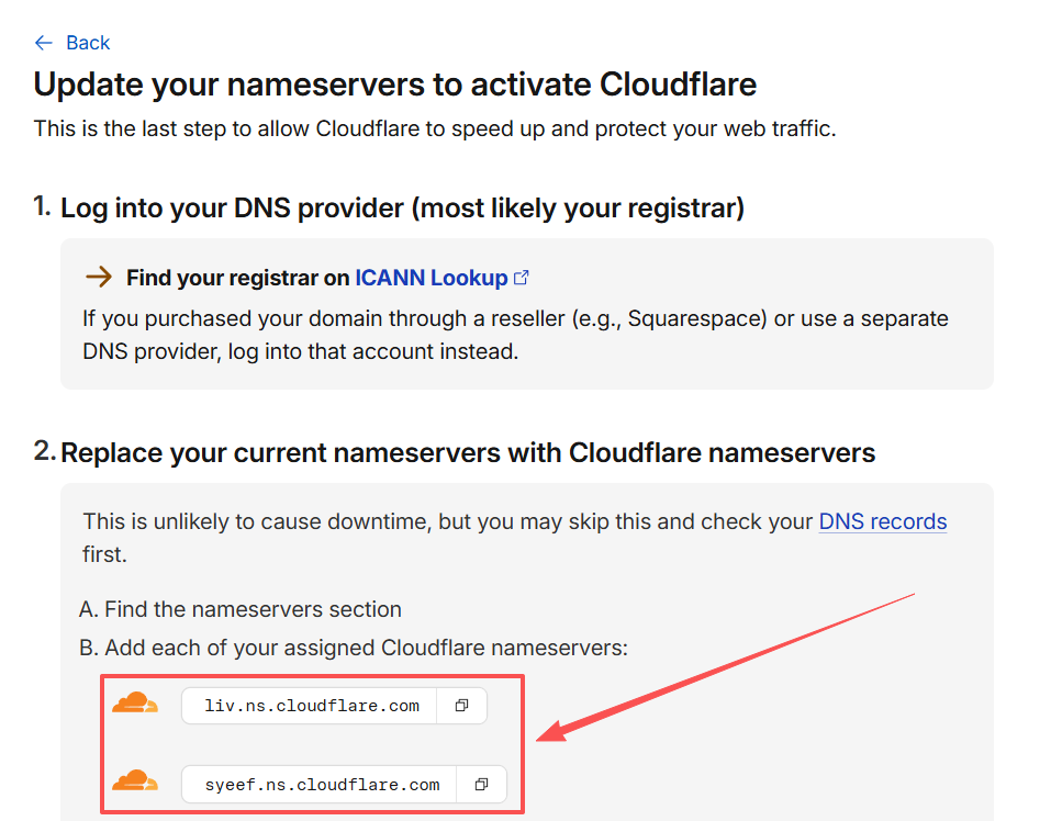把域名托管到Cloudflare 把域名托管到Cloudflare