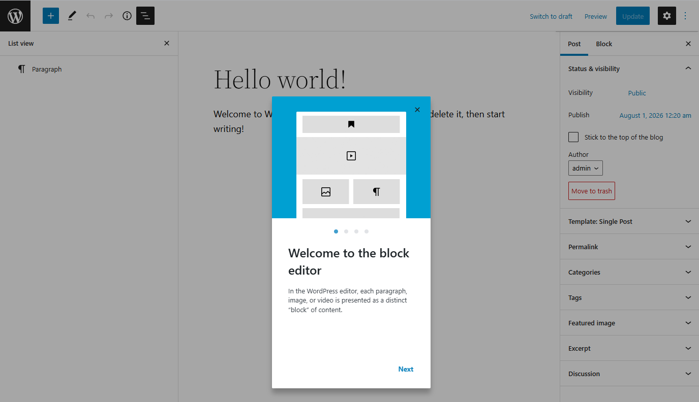 WordPress 5.0~5.9(2018~2022) WordPress 5.0~5.9(2018~2022)