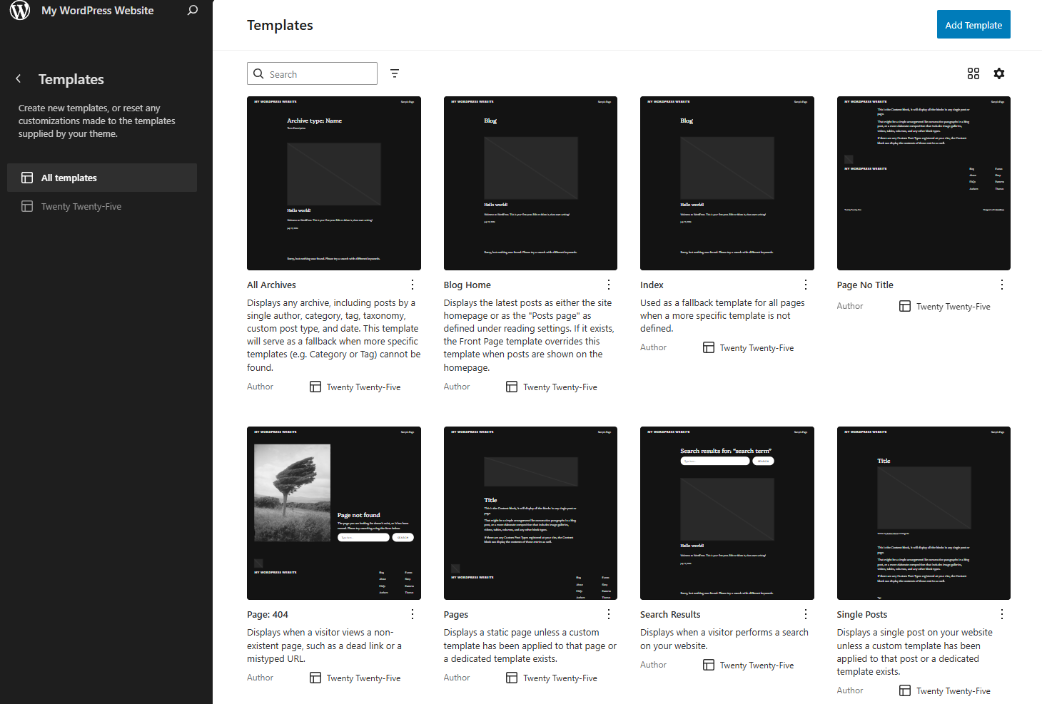 WordPress 6.0~6.9(2022~2025) WordPress 6.0~6.9(2022~2025)