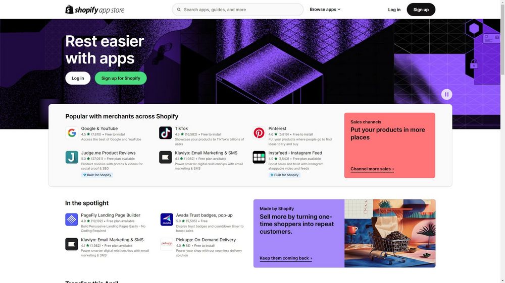 外贸建站 名词解释 Shopify独立站 App Store